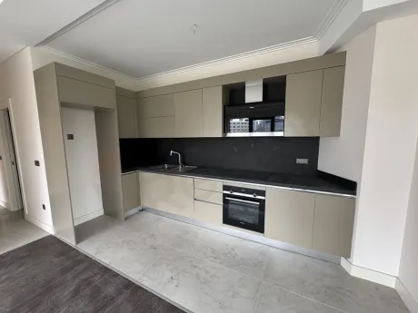 Kitchen area of the apartment for sale in Ümraniye, Istanbul.