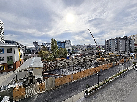 Modern city view apartment in Kağıthane, Istanbul.