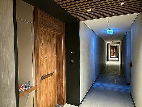 Image of a modern designed, bright corridor.