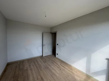 Modern and spacious bedroom interior in a new apartment in Beylikdüzü, Istanbul.