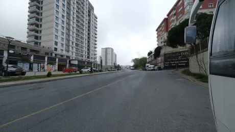 Spacious and modern open parking lot area of the project in Basaksehir