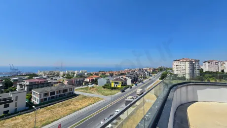 Wide panoramic city view covering modern buildings and the skyline in Beylikdüzü.