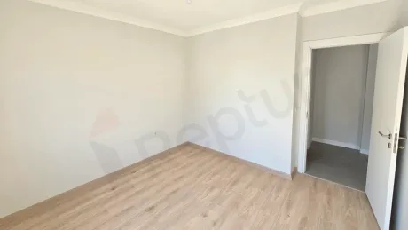 Image of a spacious and bright bedroom in a modern apartment in Kucukcekmece, Istanbul.