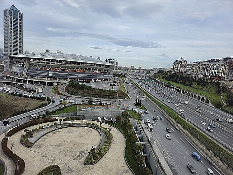 Image of a luxury apartment with city view in Sarıyer, Istanbul.