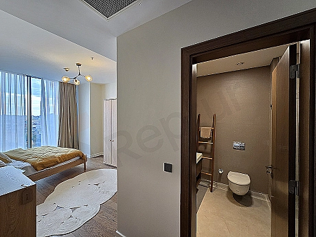 Stylish and modern designed bedroom interior