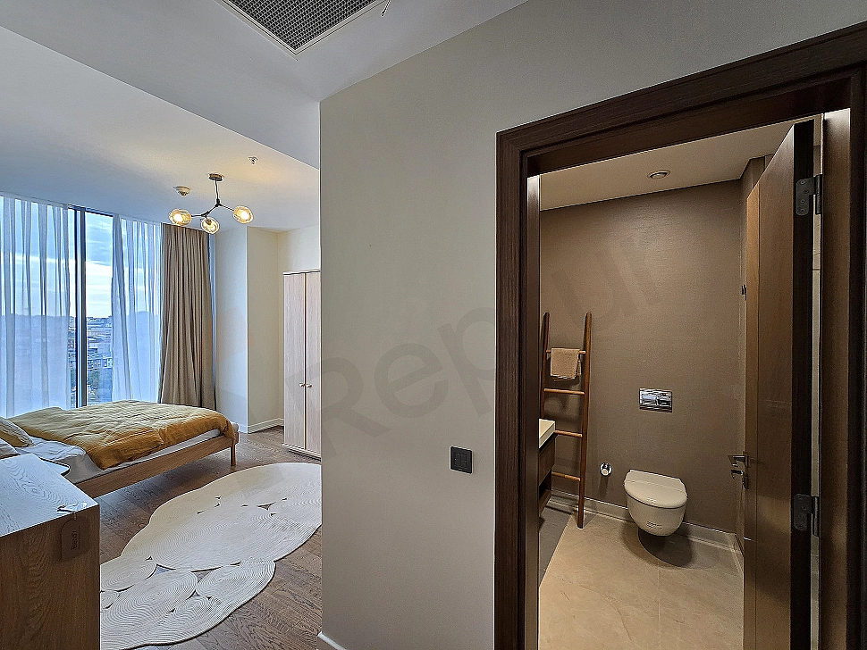 Stylish and modern designed bedroom interior