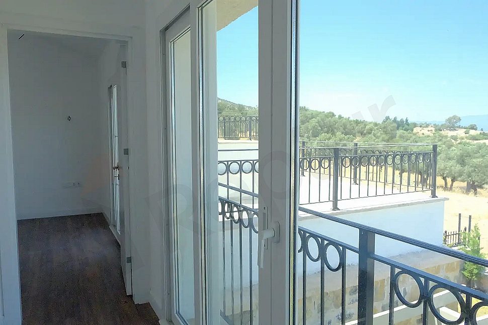 Scenic view of a villa for sale in Bodrum.