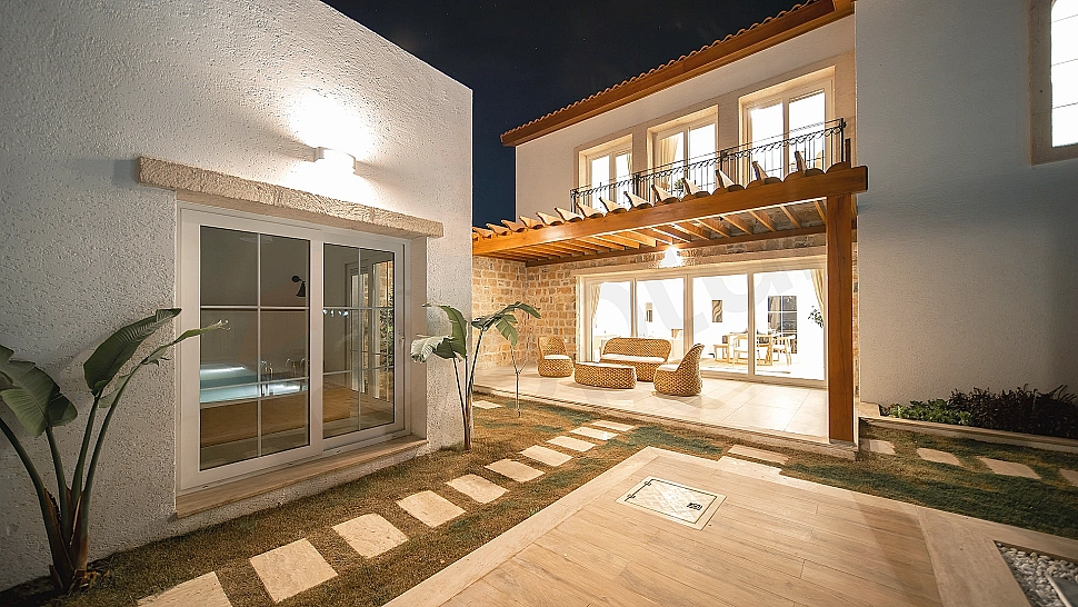Terrace of villa for sale in Bodrum