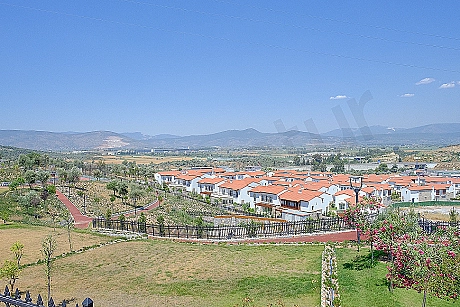 Image of an unfurnished villa with panoramic views in Bodrum.