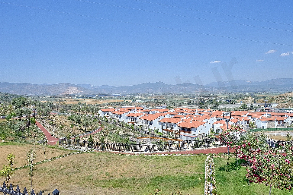 Image of an unfurnished villa with panoramic views in Bodrum.