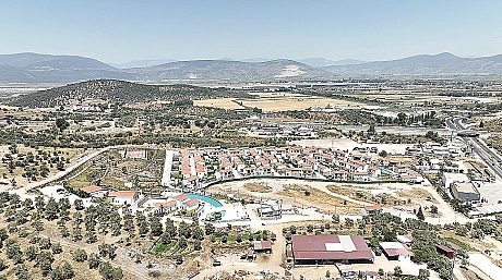 Image of a villa with panoramic views in Bodrum.