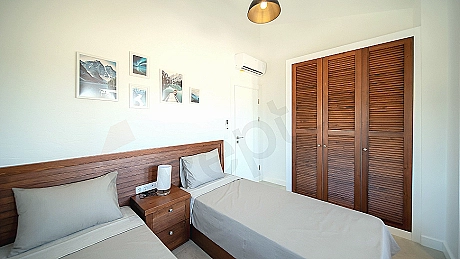 Image of a bright and modern bedroom.