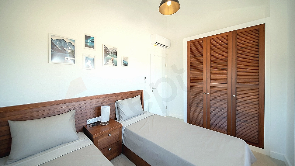 Image of a bright and modern bedroom.