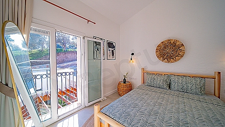 Bright and spacious bedroom.