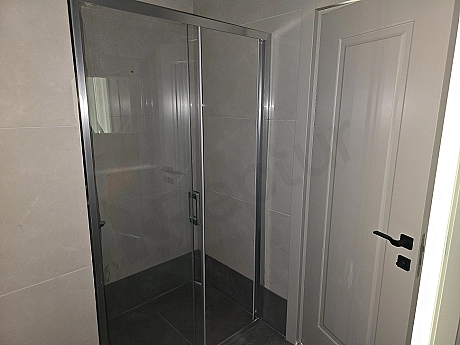 Image of a modern designed bathroom.