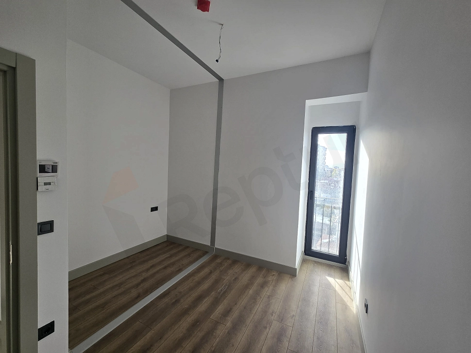 Modern bedroom interior.