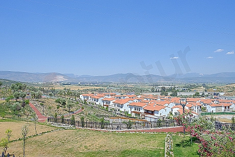 Photo of a villa with sea view in Bodrum.