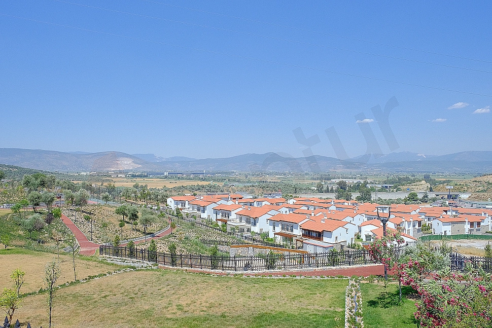 Photo of a villa with sea view in Bodrum.