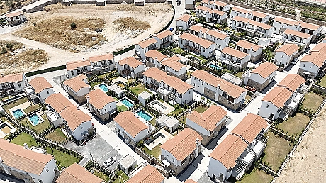 Image of a for sale villa with panoramic view in Bodrum.