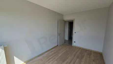 Interior view of a spacious and bright bedroom with modern design in Beylikdüzü, Istanbul.