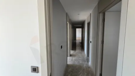 Modern internal staircase view inside the apartment