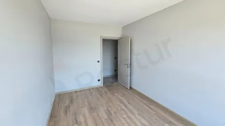 Modernly designed, spacious and bright bedroom interior.