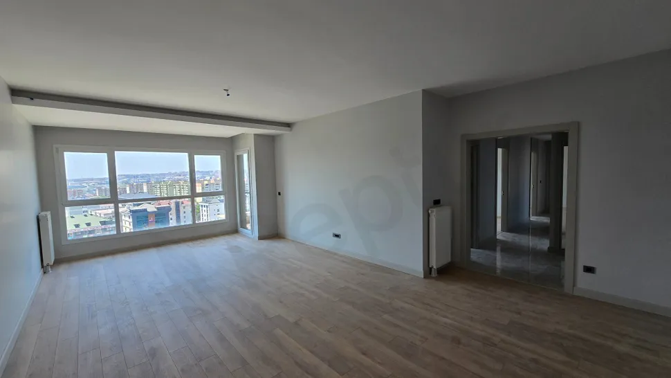 Image of a large and spacious living room of a modern apartment in Beylikduzu, Istanbul.