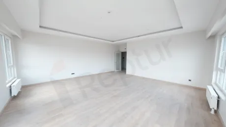 Modern design, spacious and bright living room area in Kartal.