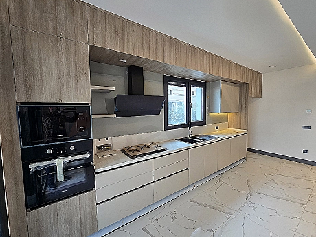Image of a modern designed, bright and spacious kitchen.