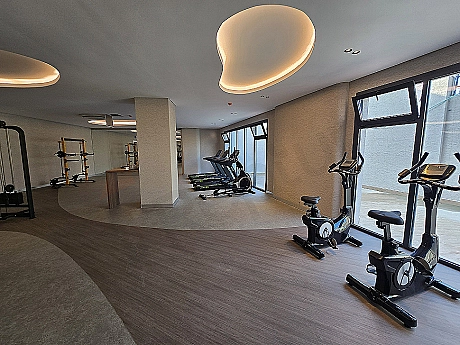 Gym of luxury villa in Başakşehir