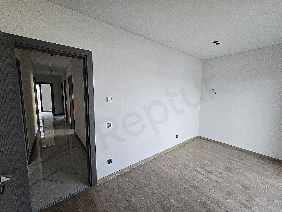 Luxurious villa bedroom interior