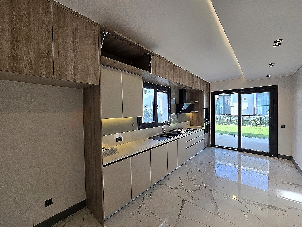 Image of a modern designed, bright and spacious kitchen.