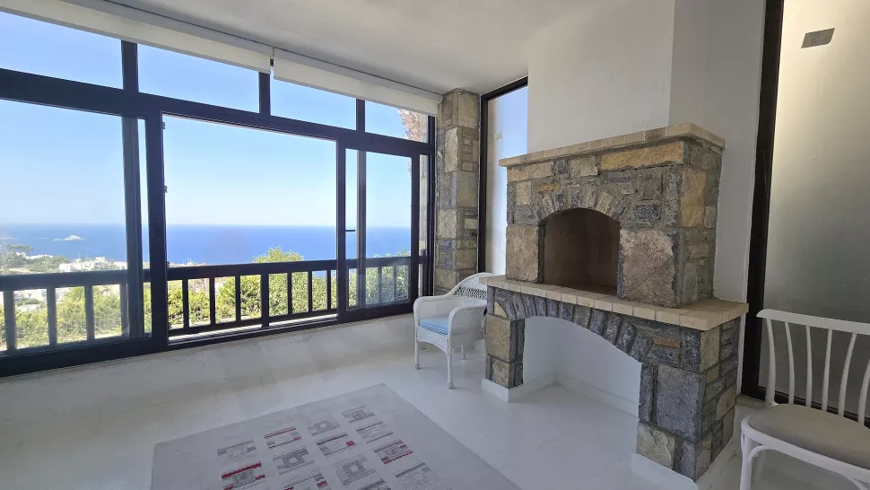 4+1 Duplex Villa for Sale in Yalikavak, Bodrum – Sea View & Private Living