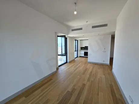 Bright and spacious dining room area of a modern residence apartment in Sisli.