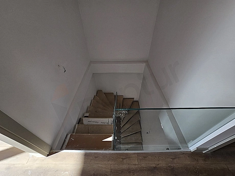 Interior staircase detail.