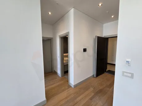 Modern designed indoor staircase with minimalist details.