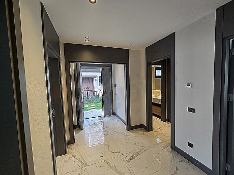 Entrance of a spacious and bright villa apartment