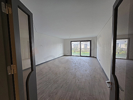 Spacious and bright living room.