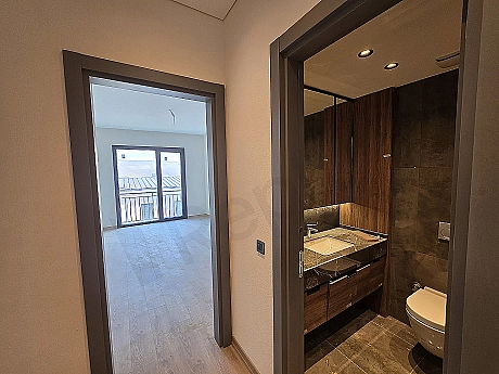 Image of a modernly designed, bright and spacious bedroom.