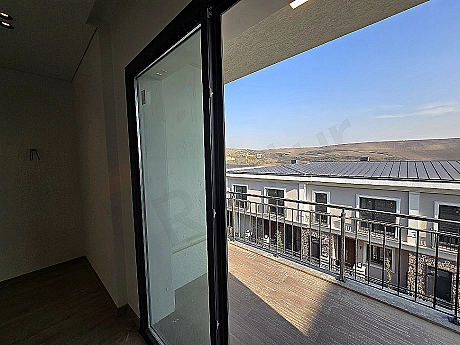 Villa with a spacious balcony.