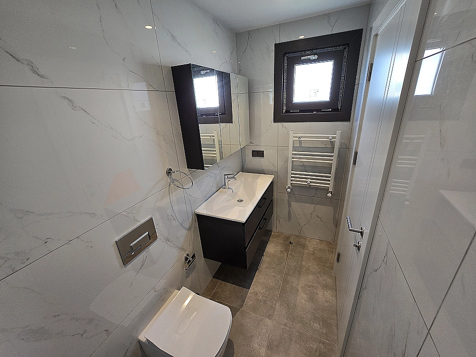 Image of a modern designed bathroom.