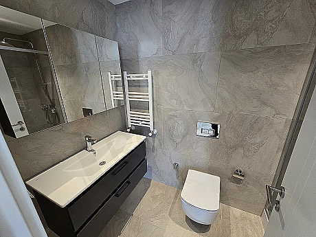 Image of a modern designed bathroom.