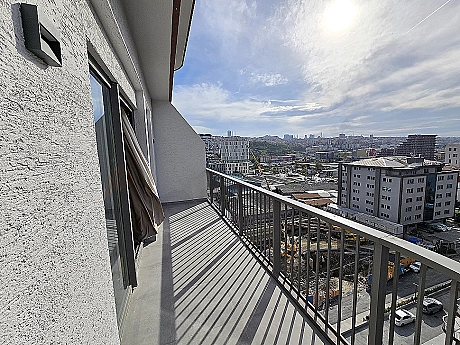 Photo of apartment with a spacious balcony.