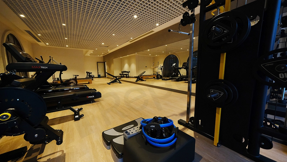 Gym of apartment in Eyüpsultan, Istanbul.