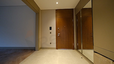 Bright apartment entrance area.