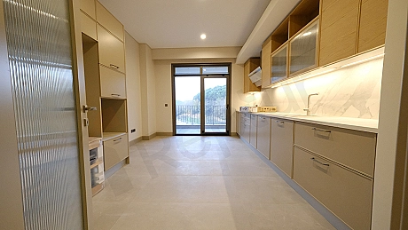 Modern designed, bright and spacious kitchen.
