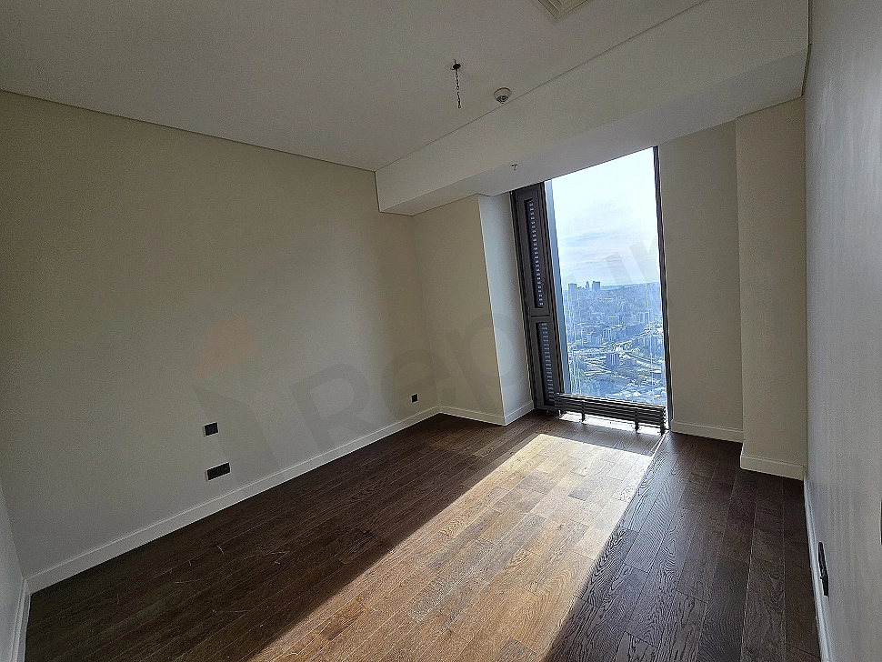 Bright and spacious bedroom interior with modern design.