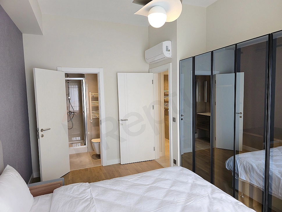 Stylish and modern furnished bedroom