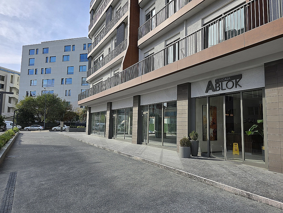 Exterior view of a furnished apartment for sale in Kağıthane.