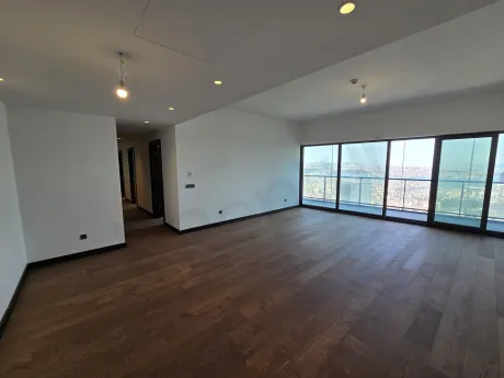 Spacious and modernly designed bright living room area of a luxury residence in Sisli.